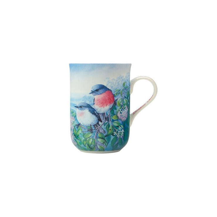 Maxwell & Williams Birds of Australia 300ml Mug Rose Robin