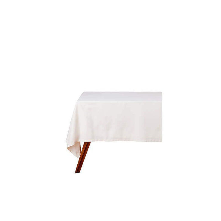 M&W Cotton Classics Rectangular Tablecloth 230x150cm Snow