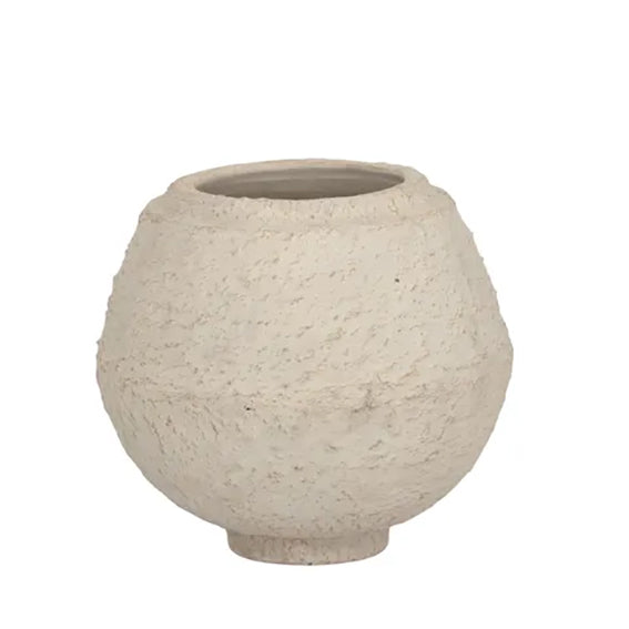 Macadam Terracotta Pot 21x19cm Natural